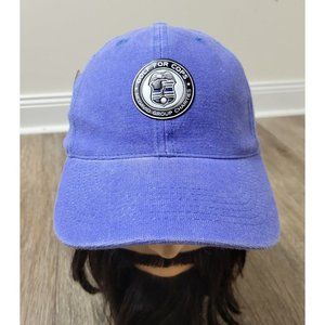 NEW - GOLF for COPS Cookie Logo Hat Fitted Flex Fit Purple Canvas NWT Imperial
